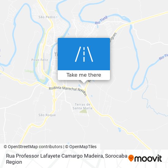 Rua Professor Lafayete Camargo Madeira map