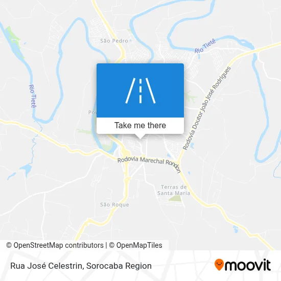 Rua José Celestrin map