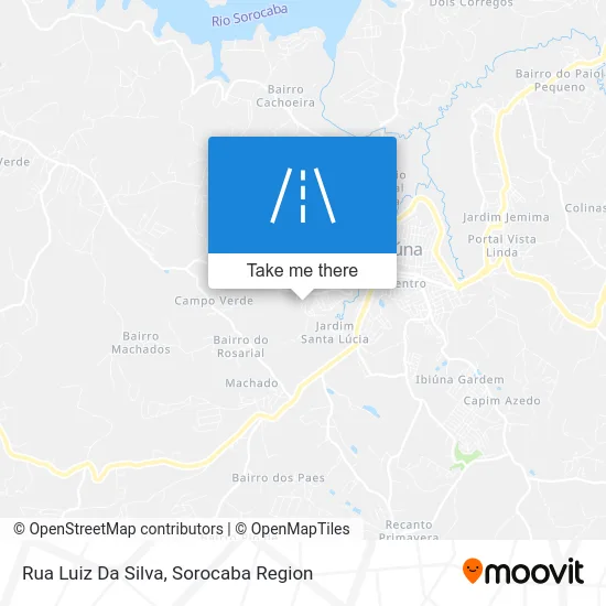 Rua Luiz Da Silva map
