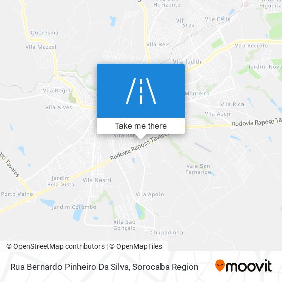 Mapa Rua Bernardo Pinheiro Da Silva