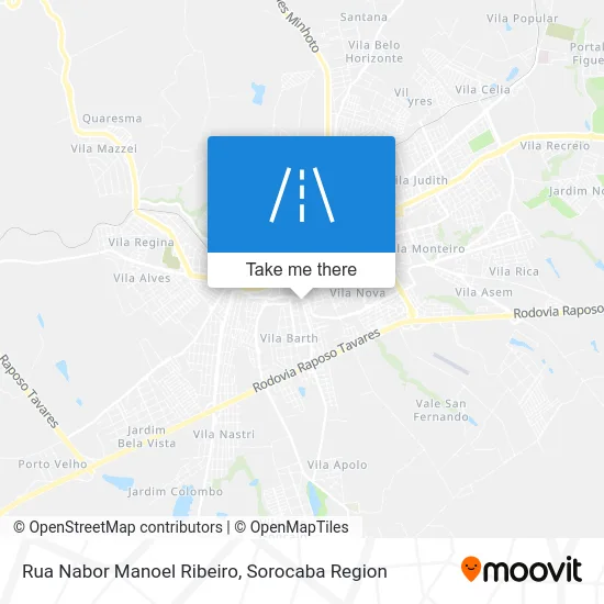 Rua Nabor Manoel Ribeiro map
