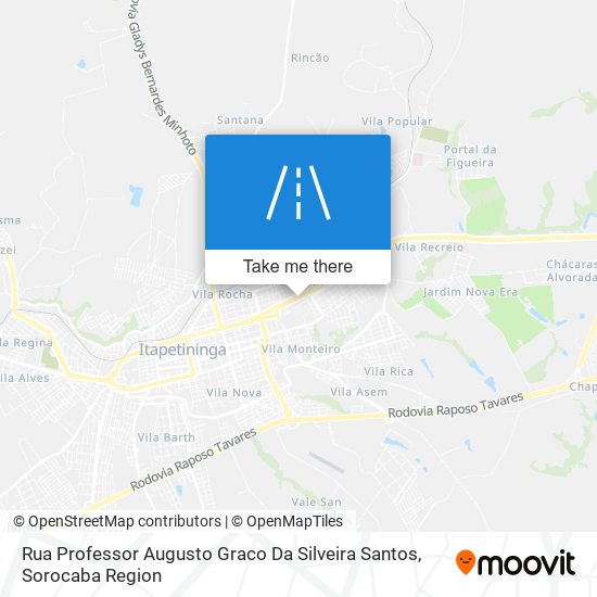 Rua Professor Augusto Graco Da Silveira Santos map