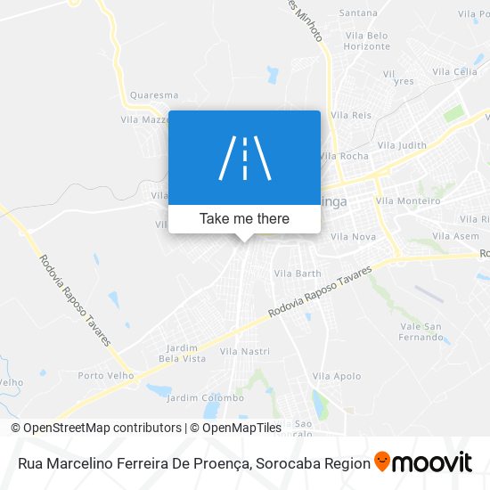 Mapa Rua Marcelino Ferreira De Proença