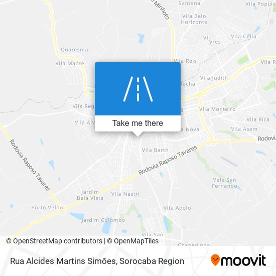 Rua Alcides Martins Simões map
