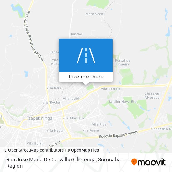 Rua José Maria De Carvalho Cherenga map