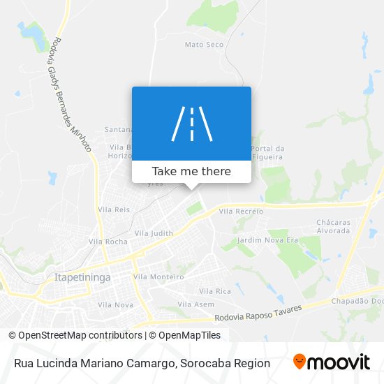 Rua Lucinda Mariano Camargo map