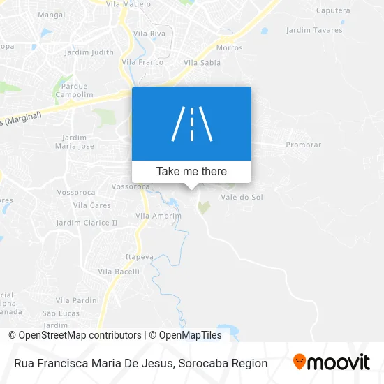 Rua Francisca Maria De Jesus map
