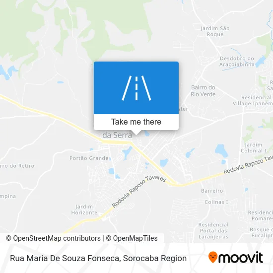 Rua Maria De Souza Fonseca map