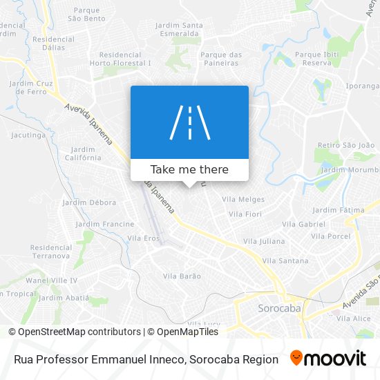 Rua Professor Emmanuel Inneco map