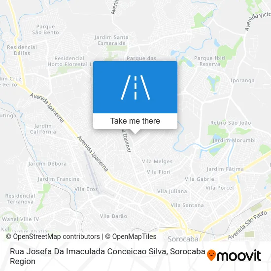 Rua Josefa Da Imaculada Conceicao Silva map