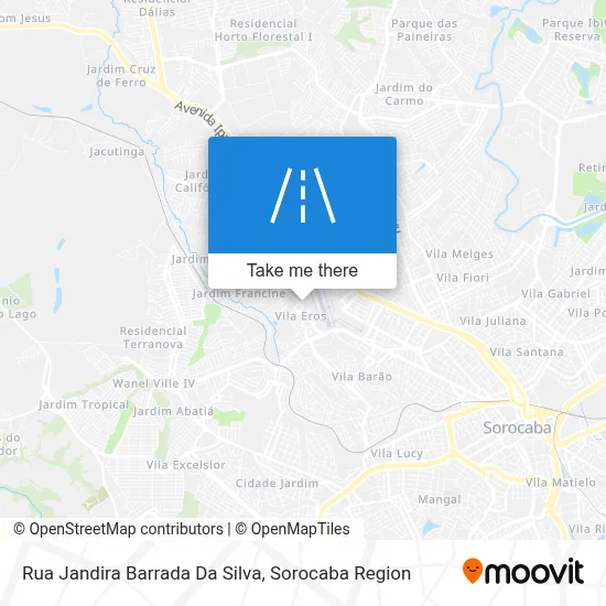 Rua Jandira Barrada Da Silva map