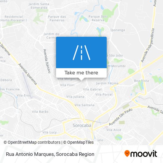 Rua Antonio Marques map