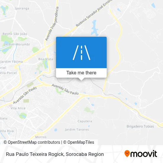 Rua Paulo Teixeira Rogick map
