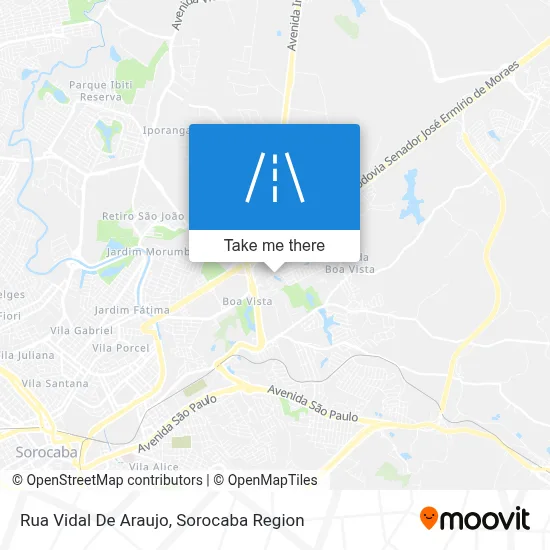 Rua Vidal De Araujo map