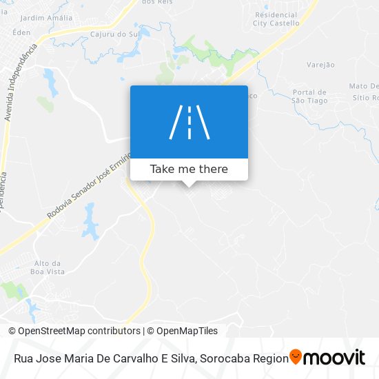 Mapa Rua Jose Maria De Carvalho E Silva