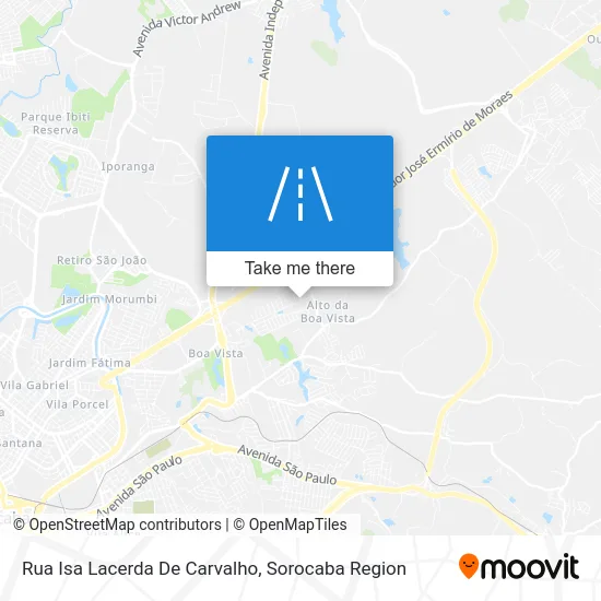 Rua Isa Lacerda De Carvalho map