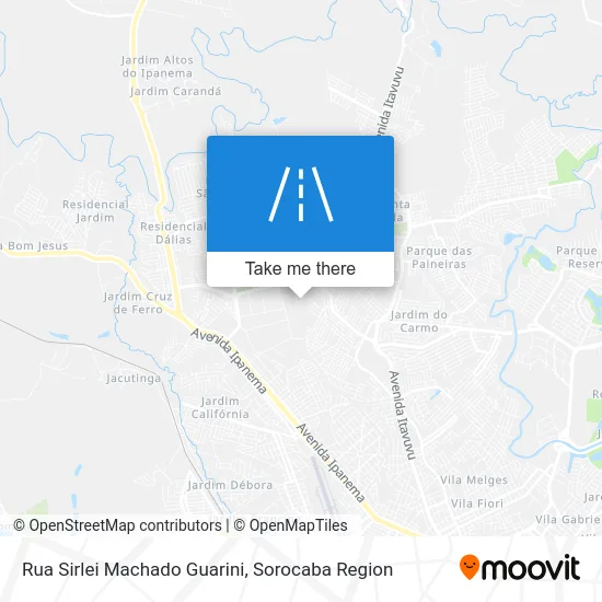Rua Sirlei Machado Guarini map