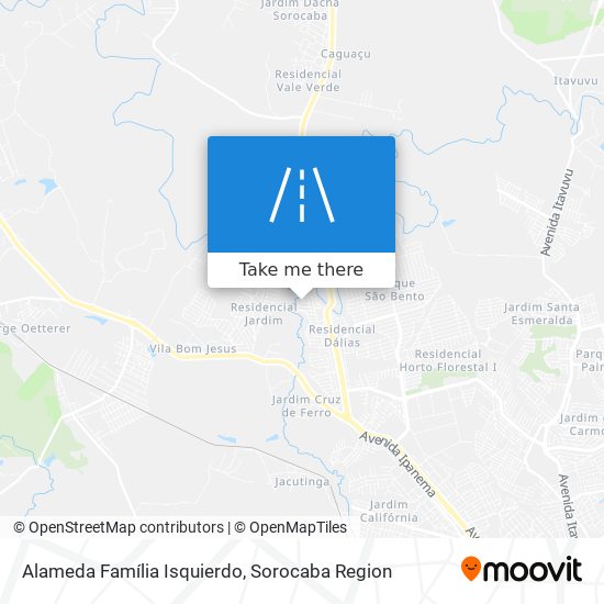 Alameda Família Isquierdo map
