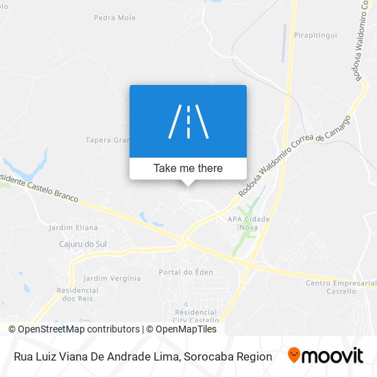 Rua Luiz Viana De Andrade Lima map