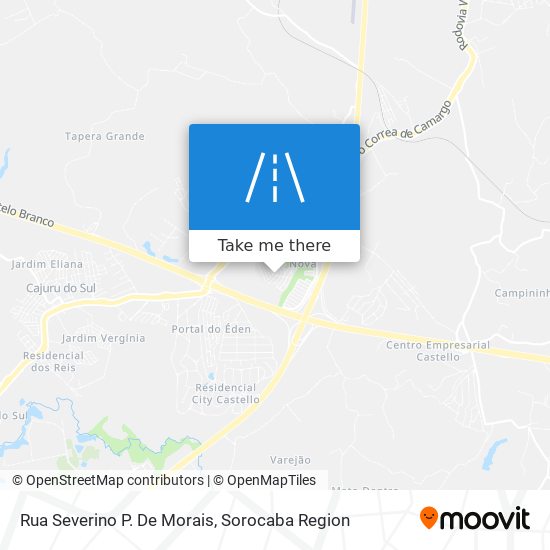 Mapa Rua Severino P. De Morais