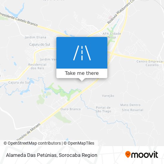 Alameda Das Petúnias map