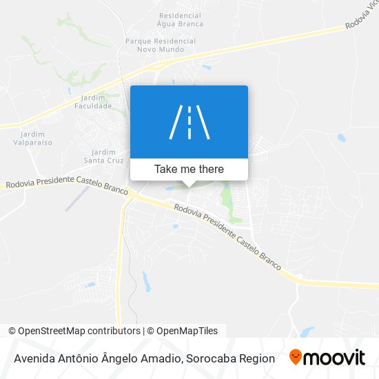 Avenida Antônio Ângelo Amadio map