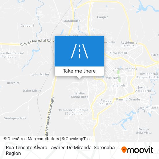 Rua Tenente Àlvaro Tavares De Miranda map