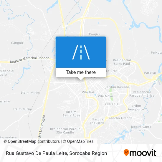 Rua Gustavo De Paula Leite map
