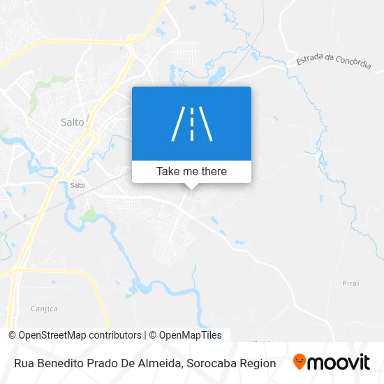 Rua Benedito Prado De Almeida map