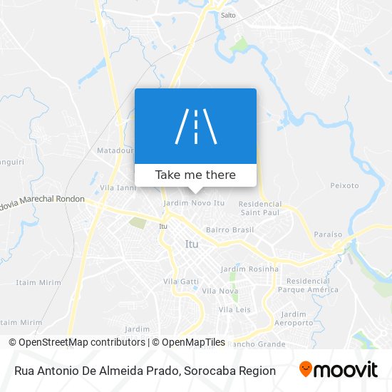 Rua Antonio De Almeida Prado map