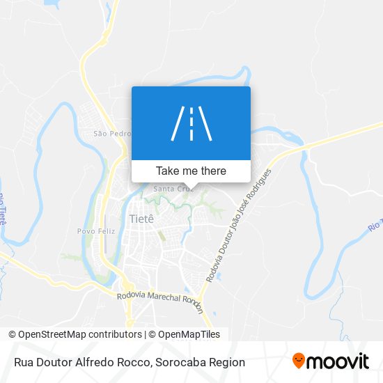 Rua Doutor Alfredo Rocco map