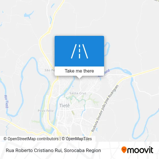 Rua Roberto Cristiano Rui map
