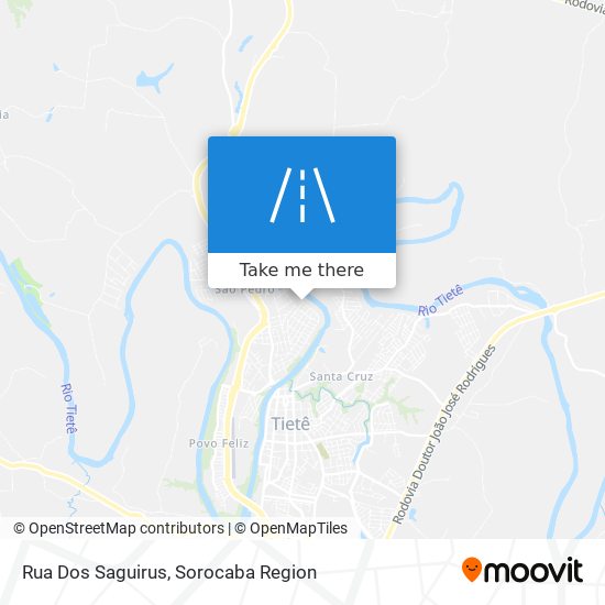 Rua Dos Saguirus map