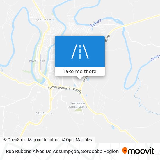 Rua Rubens Alves De Assumpção map