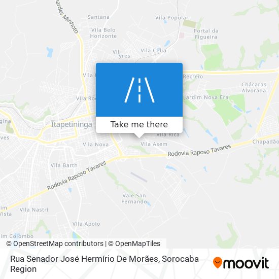 Rua Senador José Hermírio De Morães map