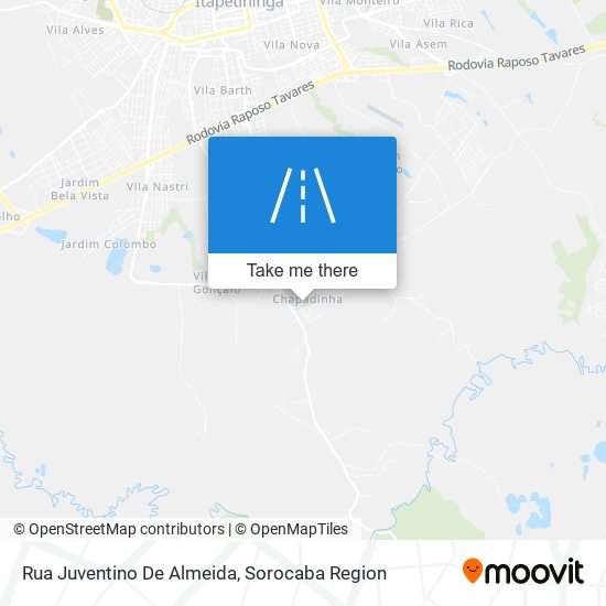 Rua Juventino De Almeida map