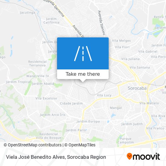 Viela José Benedito Alves map