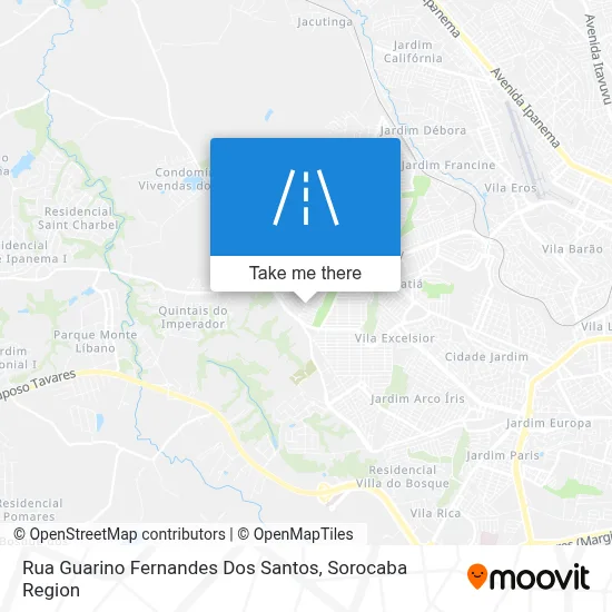 Rua Guarino Fernandes Dos Santos map