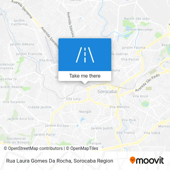 Rua Laura Gomes Da Rocha map