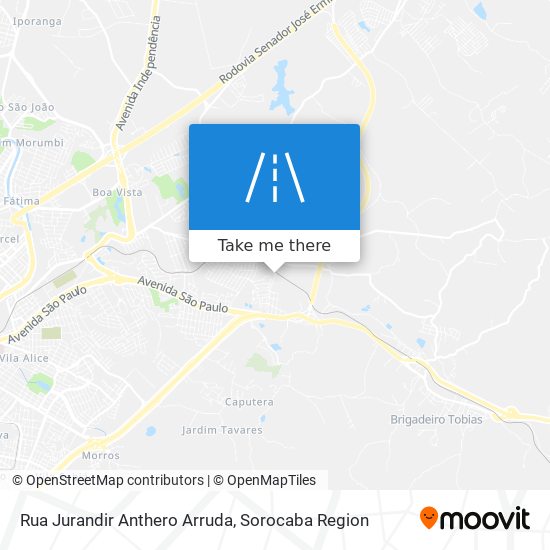 Rua Jurandir Anthero Arruda map