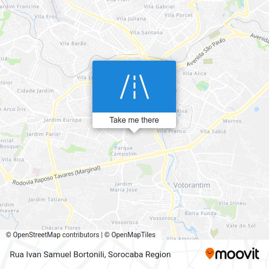 Rua Ivan Samuel Bortonili map
