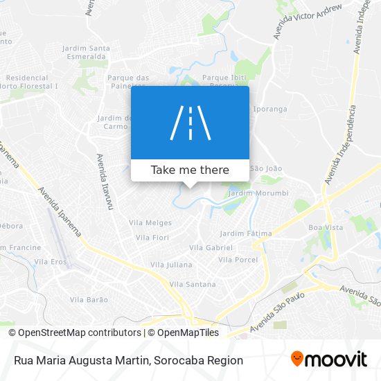 Rua Maria Augusta Martin map