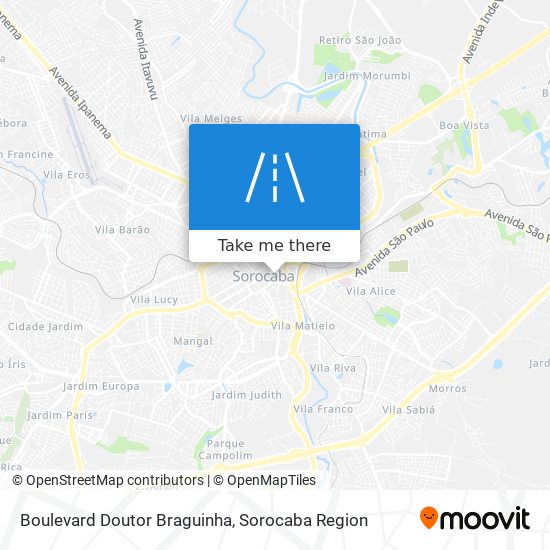 Boulevard Doutor Braguinha map
