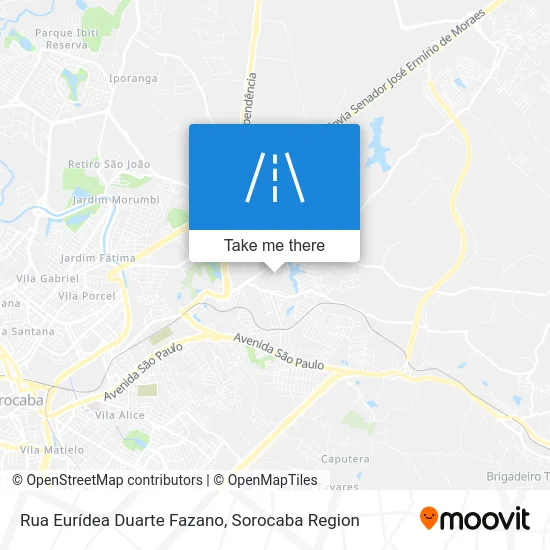 Rua Eurídea Duarte Fazano map