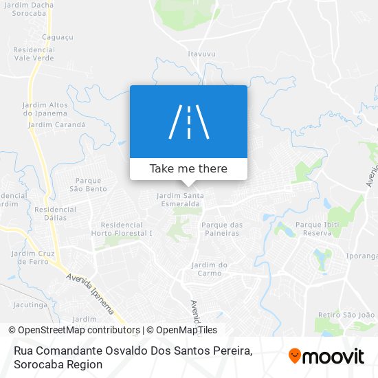 Rua Comandante Osvaldo Dos Santos Pereira map