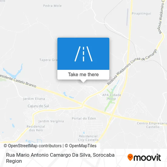 Rua Mario Antonio Camargo Da Silva map
