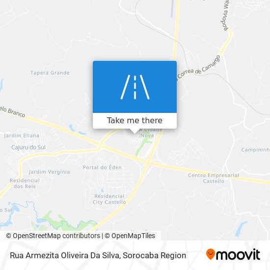 Mapa Rua Armezita Oliveira Da Silva