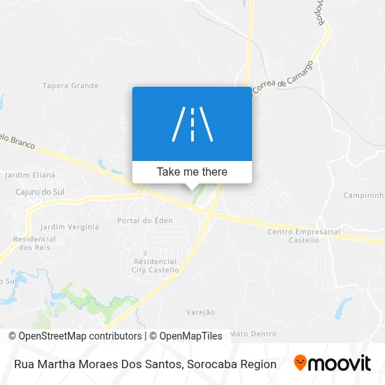Rua Martha Moraes Dos Santos map