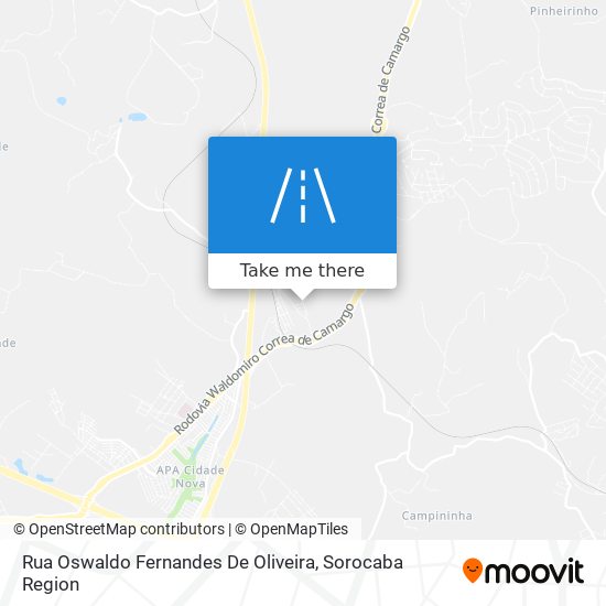 Rua Oswaldo Fernandes De Oliveira map