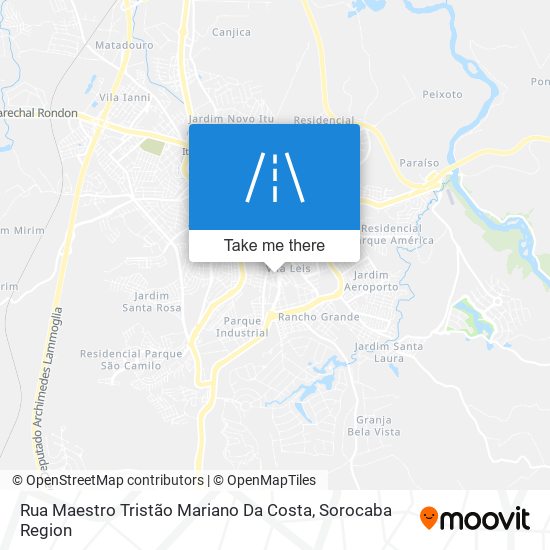 Rua Maestro Tristão Mariano Da Costa map